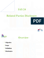 IAS 24 Related Parties Disclosure