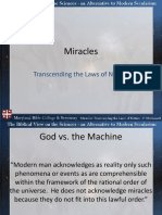 Miracles: Transcending The Laws of Nature