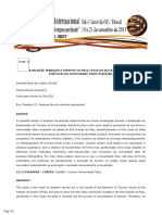 A Relação Trabalho e Turismo No Polo Costa Do Delta Materizalizado Nas Vivências Da Comunidade Tatus-Piauí/br.