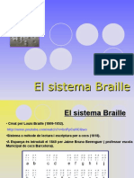 El sistema Braille