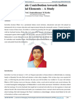 Savitribai Phule Contribution Towards Indian Social Elements - A Study