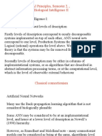 AI Principles, Semester 2,, Biological Intelligence II