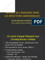 Apport de L'imagerie Dans Les Infections Abdominales