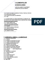 Chimia Alimentelor I PDF