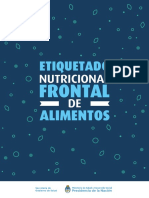 Etiquedato Nutricional Frontal Alimentos