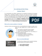 2.1 Effective Listening and Note-Taking PDF