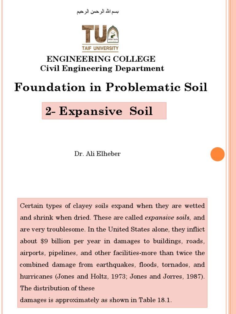 Understanding Expansive Soils in Foundations | PDF