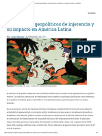 Los Modelos Geopolíticos de Injerencia y Su Impacto en América Latina - Rebelion