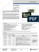 OEM Alpha Thermostat Direct Display: Control Technology Technical Data Sheet