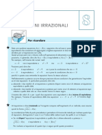 Equazioni Irrazionali PDF