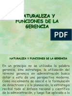 Cuáles Son Las Funciones de La Gerencia