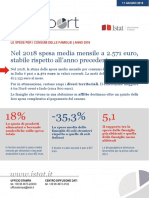 Spese Delle Famiglie Anno 2018 - Rev PDF