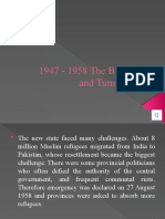 1947-1958 Birth and Turmoil in Pakistan