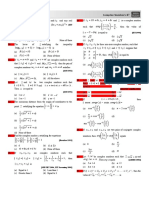 Complex Numbers Formulae and Properties