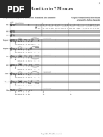 Hamilton in 7 Minutes - Sheet Music PDF