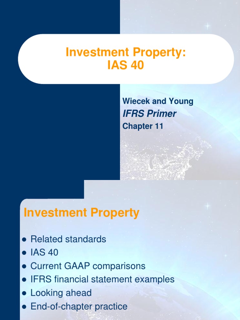 Investment Property PDF International Financial Reporting Standards