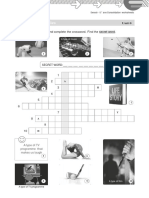 Free Time Activities: Look at The Pictures and Complete The Crossword. Find The Secret Word