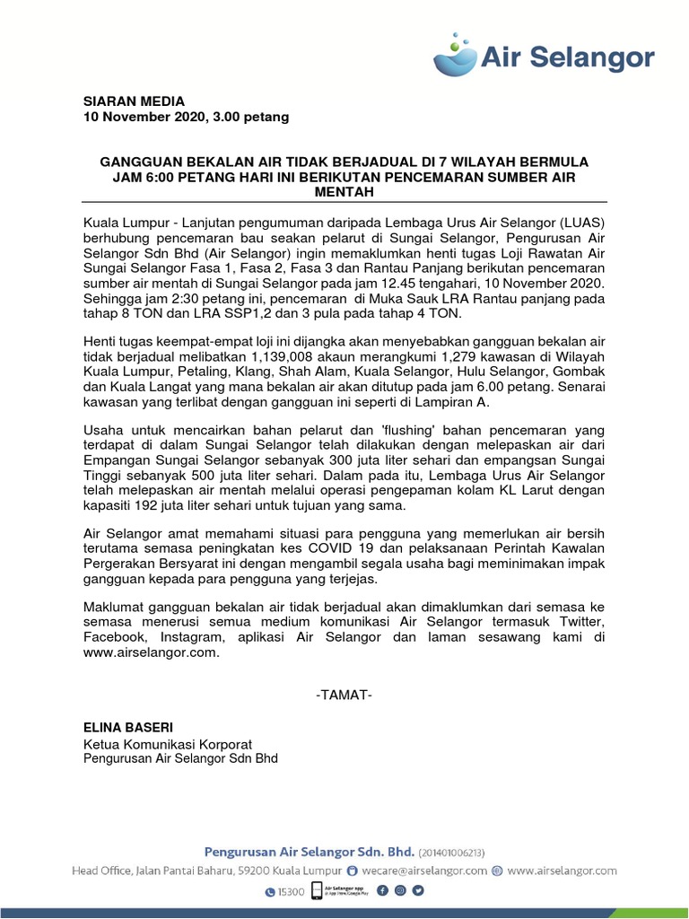 Pr Pencemaran Sg Selangor Pdf