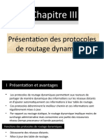 3 - Chapitre I I I Présentation Des Protocoles de Routage Dynamique