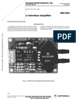 AN1324 A Simple Sensor Interface Amplifier: Semiconductor Application Note