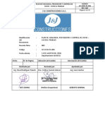 Jjc-Ssoa-Pl-006 Plan de Vigilancia, Prevención y Control de Covid - 19 en El Trabajo Huaral