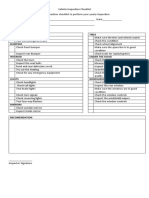 Vehicle Inspection Checklist