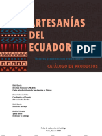 Catálogo Artesanías Del Ecuador (Capítulo Primero)