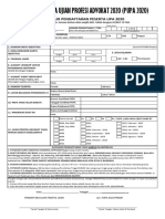 Formulir Ujian Profesi Advokat Tahun 2020 PDF