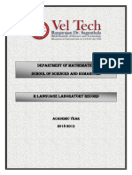 As R-Software Lab Manual