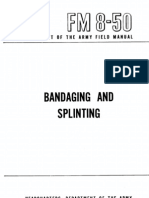 FM8-50 Bandage and Splinting