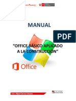 Manual de Office Básico Aplicado A La Construcción