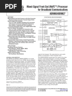 Mixed-Signal Front-End (Mxfe) Processor For Broadband Communications