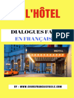 Cours Francais A L'hôtel