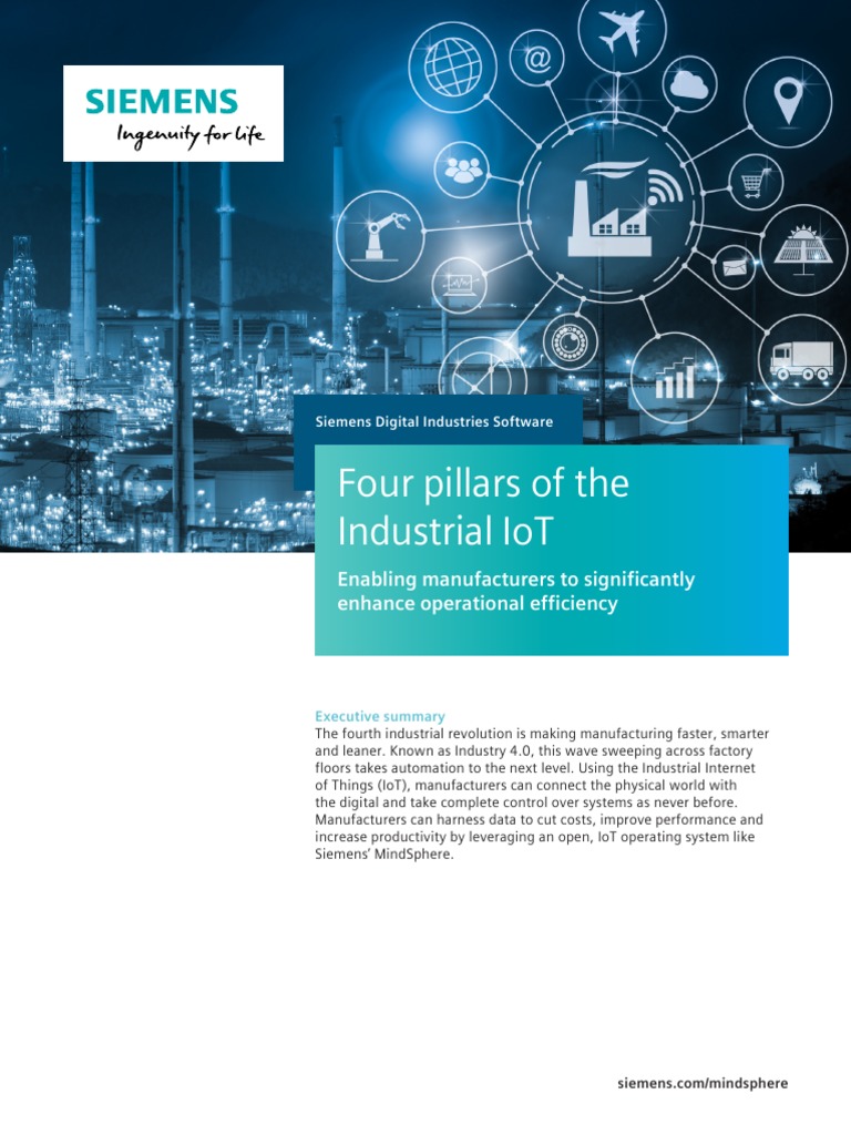 Four Pillars Iot WP PDF | PDF | Internet Of Things | Automation