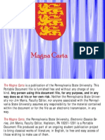 US La Magna-Carta La carta magna La primera constitucion GL