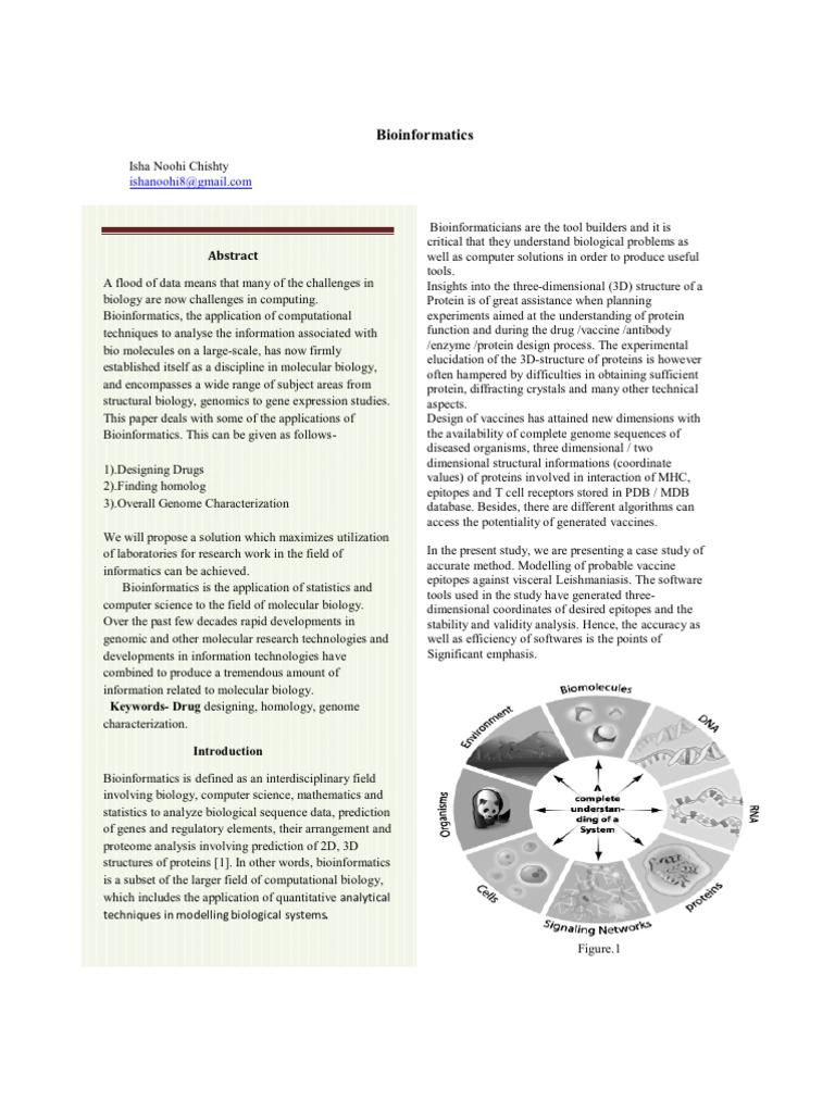 bioinformatics research paper