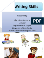 Writing Skills Writing Skills