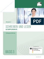 Telc Deutsch Schreiben Und Lesen Basis 3 Altenpflegehilfe PDF