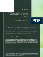 Annex: Pollution Intensity of Economic Growth in South Asia and Other Regions