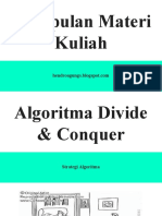 Pert 4 - Algoritma Divide & Conquer