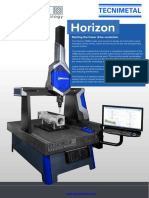 Máquina Tridimensional Horizon CMM Datasheet
