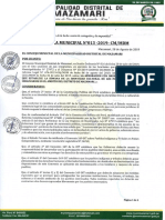 ORDENANZA MUNICIPAL N°013-SEMANA DE LA IDENTIDAD CULTURAL DE LOS PP.II