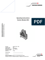 Operating Instructions Varistor Module Dk4: Pintsch Bamag Antriebs-Und Verkehrstechnik GMBH