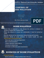 Control of Noise Pollution: D - V R J