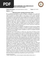 Resumen Del Capítulo 1, Apología de Sócrates, Platón