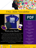 Fall 2020 Newsletter Vol 5