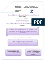 Pfe-Akpan - Elaboration Des Protocoles de TP de Metrologie Des Pressions Du Crefsem