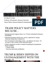 The U.S. Election & Trade Policy