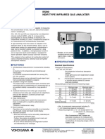General Specifications: IR200 Ndir Type Infrared Gas Analyzer