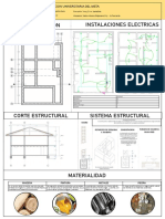 Instalaciones eléctricas y sistema estructural en adobe de vivienda unifamiliar